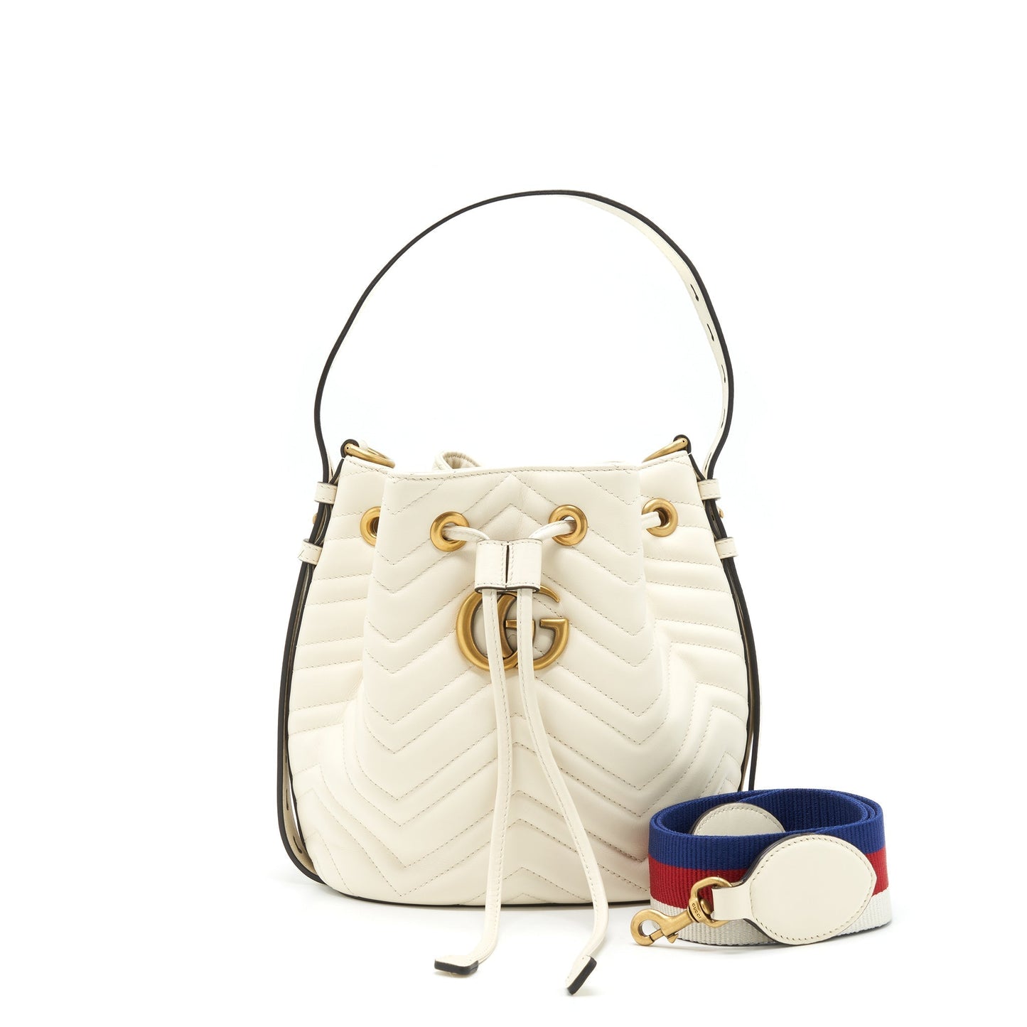 Gucci Gucci Bucket Bag White Ghw