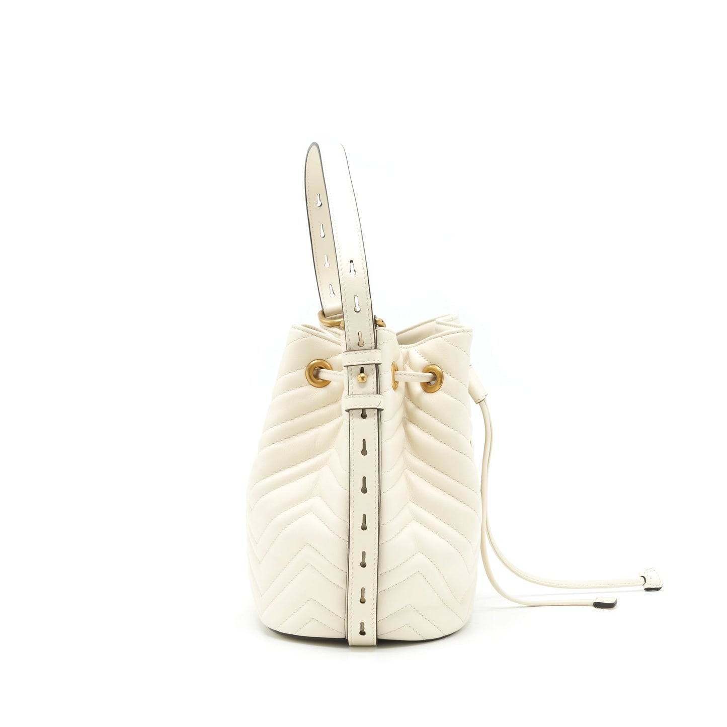 Gucci Gucci Bucket Bag White Ghw