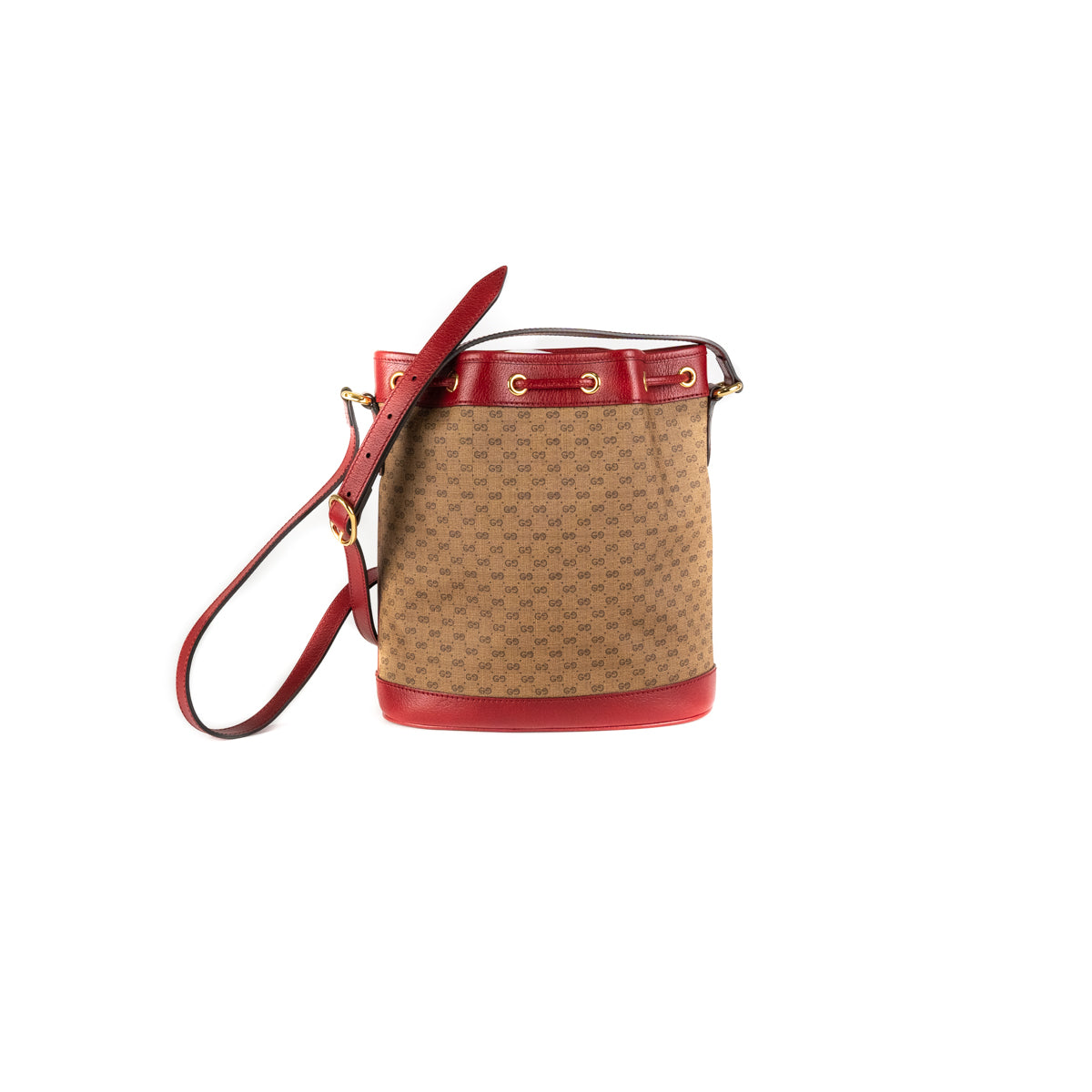 Gucci Doraemon Bag Red Bucket Shoulder Bag