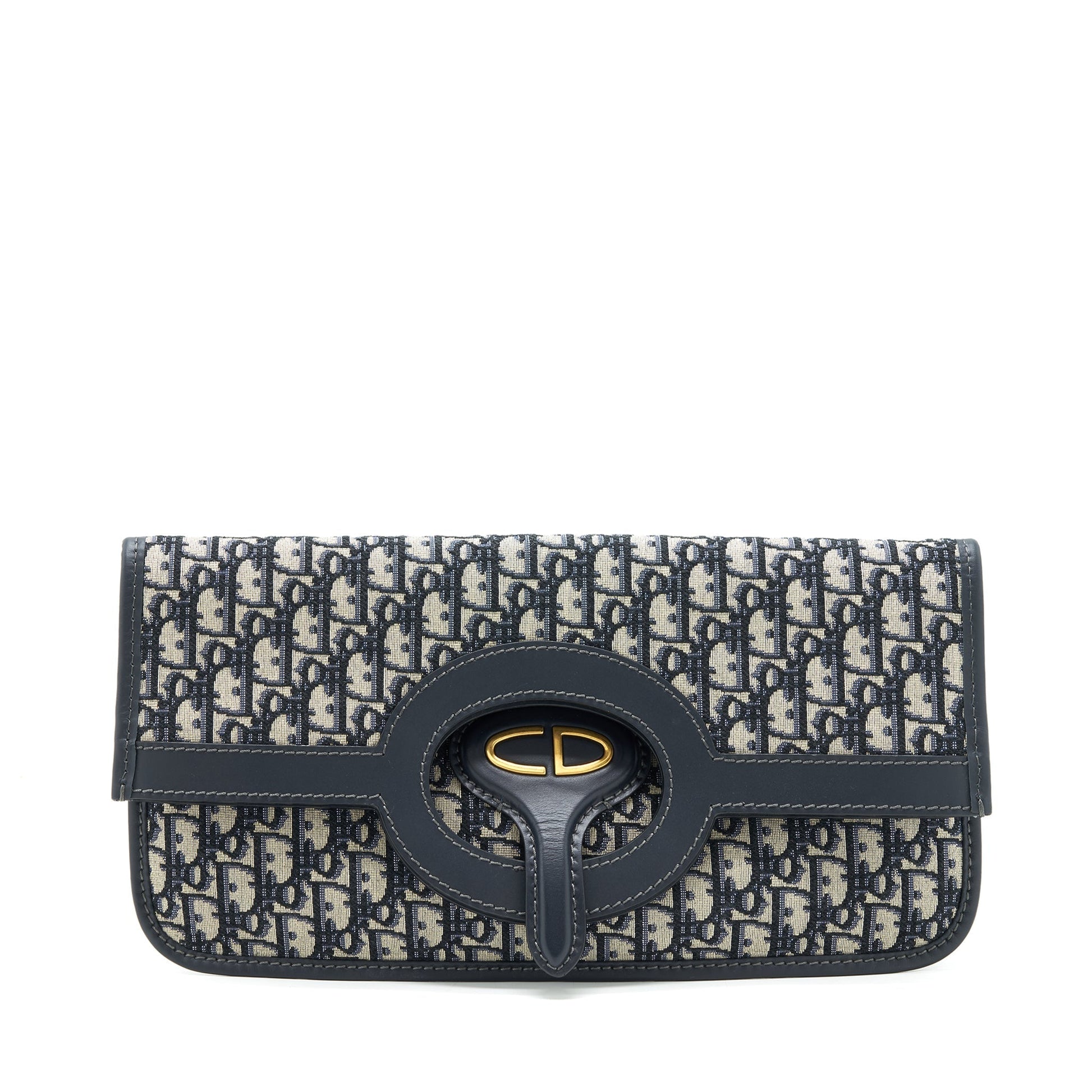 Dior Folder Clutch Oblique Handbag Canvas Clutch Bag