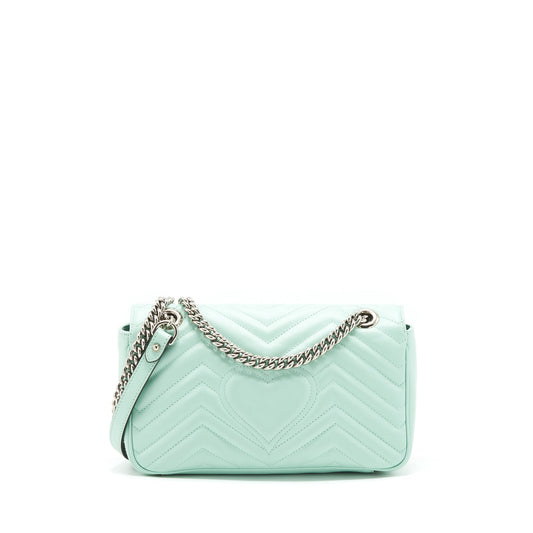 Gucci Marmont Bag Light Shw Green Small Travel Bag