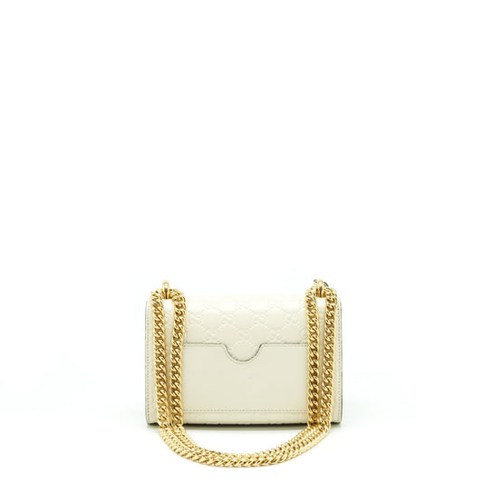 Gucci Padlock Handbag White Small Travel Bag