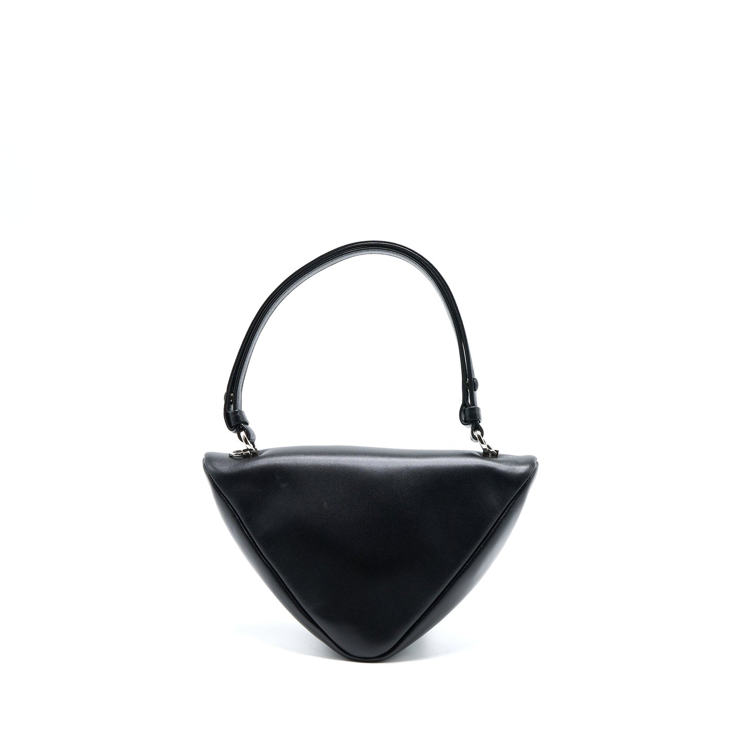 Prada Padded Nappa Triangle Purse Handbag Black Travel Bag