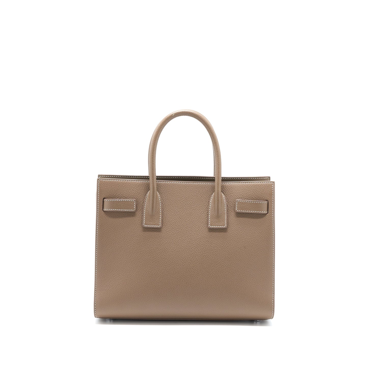 YSL Saint Laurent Saint Laurent Sac De Jour Calfskin Taupe Travel Bag