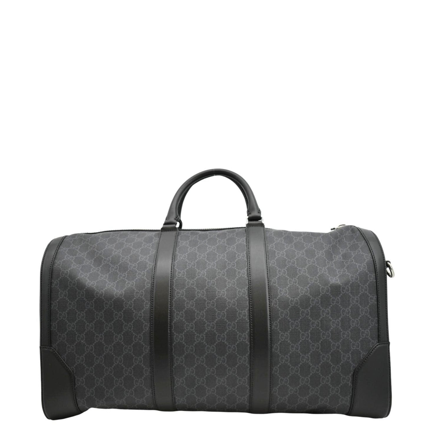 Gucci Carry On Soft Supreme Duffle Bag Canvas Black Travel Bag