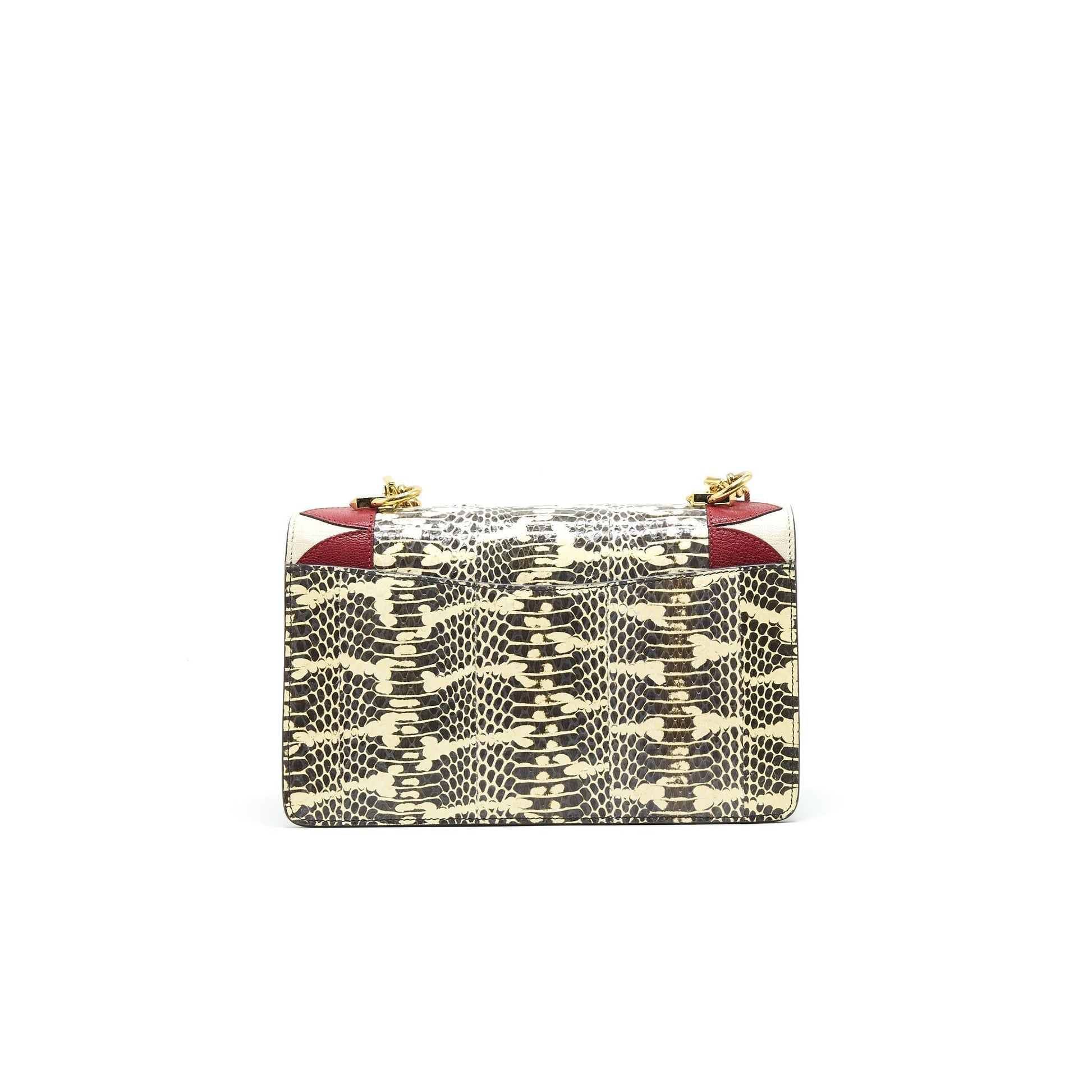 Gucci Fox Python Bag Limited Flap Travel Bag
