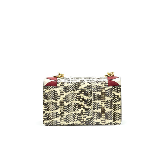 Gucci Fox Python Bag Limited Flap Travel Bag