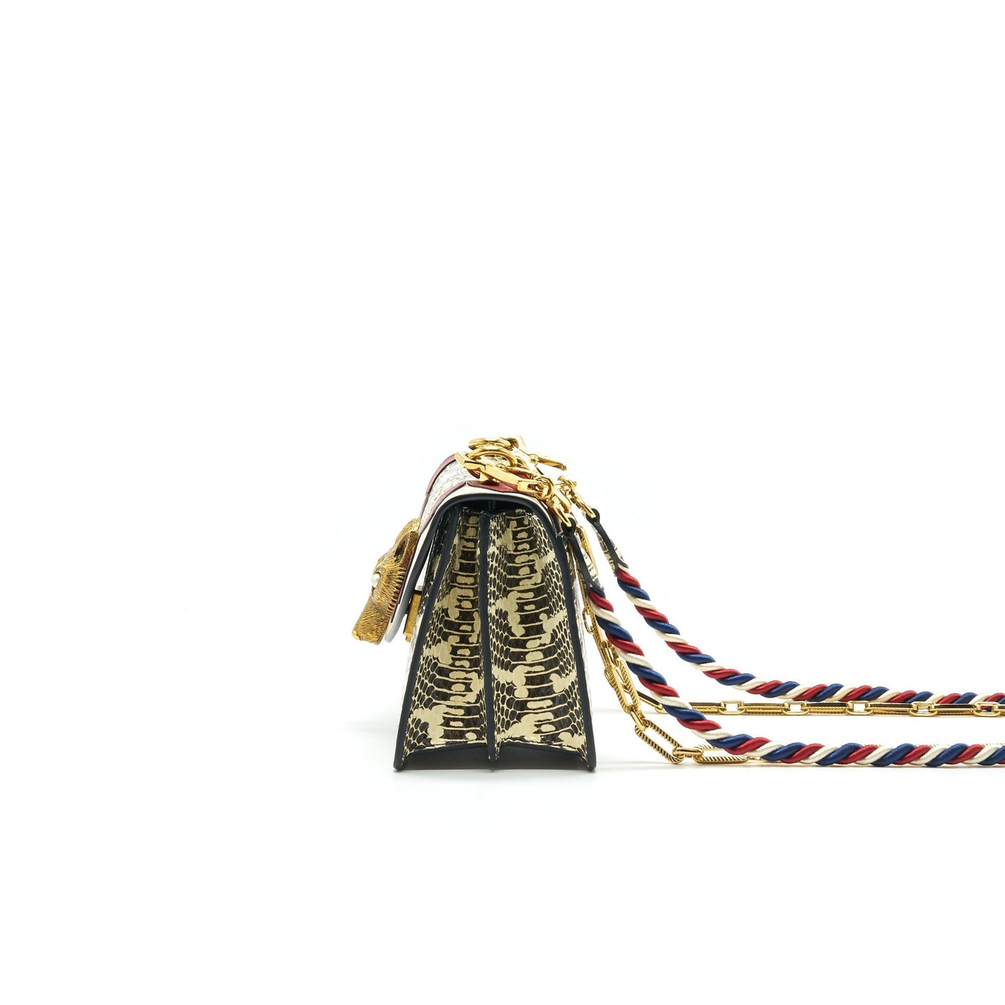 Gucci Fox Python Bag Limited Flap Travel Bag