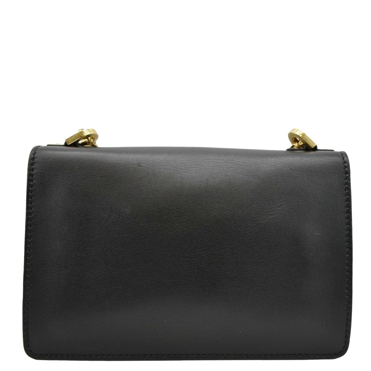 Dior A Shoulder Bag Leather Black Medium