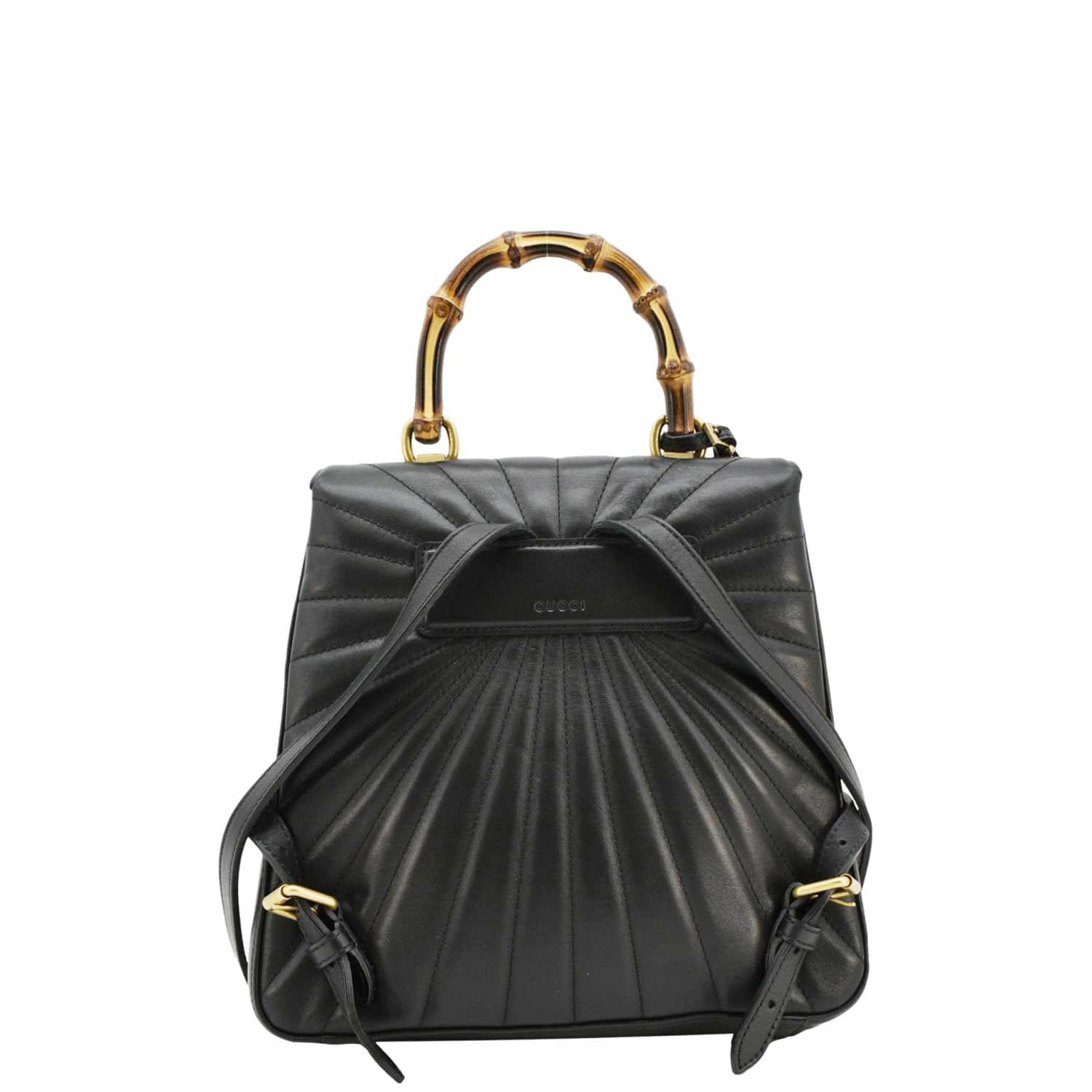Gucci Queen Margaret Bee Backpack Leather Quilted