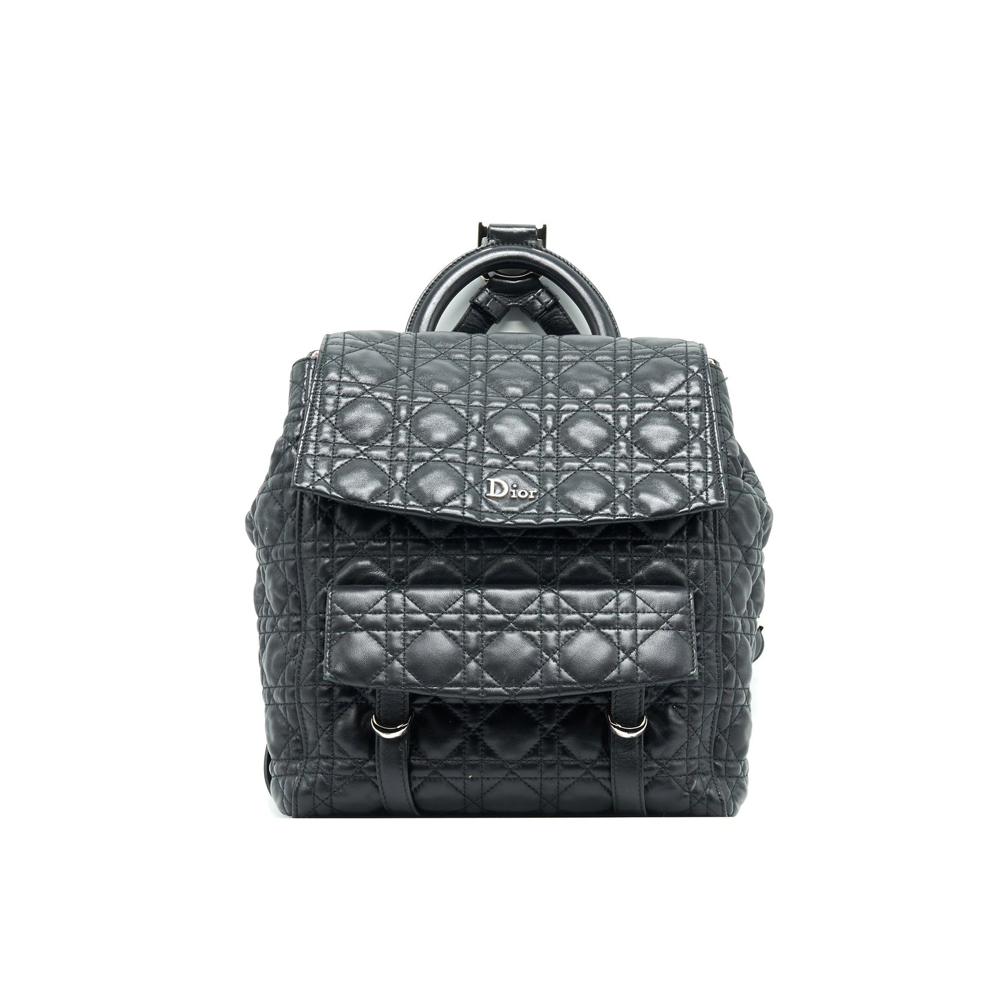 Dior Christian Backpack Handbag Black