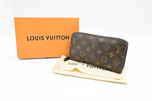 Louis Vuitton Zippy Monogram Canvas Wallet Case Canvas 2