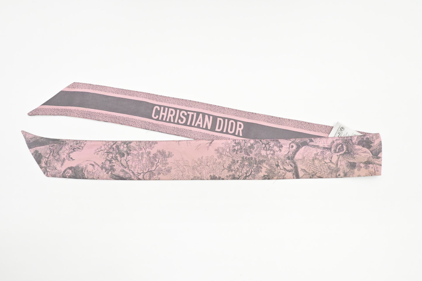 Dior Twilly In & Gray Toile De Jouy Pink Travel Bag