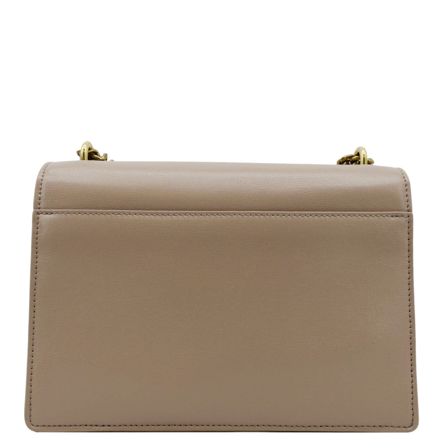 YSL Saint Laurent Yves Sunset Shoulder Bag Rosy Sand Leather Monogram Medium