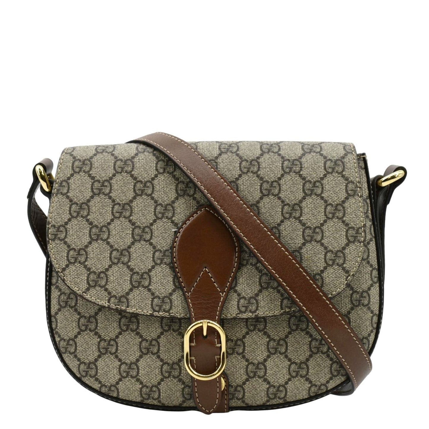 Gucci Ophidia Messenger Bag Canvas Beige Crossbody Bag Messenger 432150