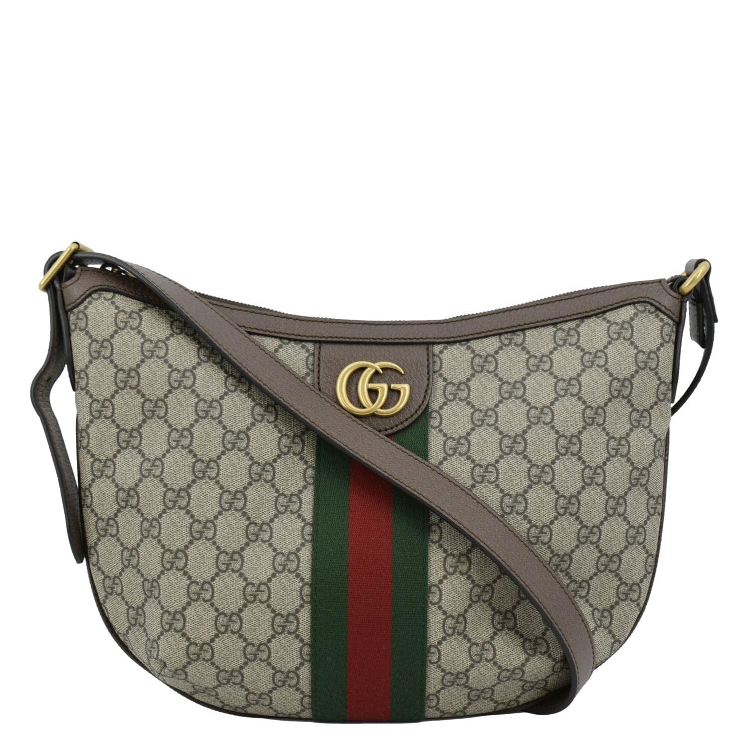 Gucci Ophidia Supreme Shoulder Bag Canvas Beige Gg 547939