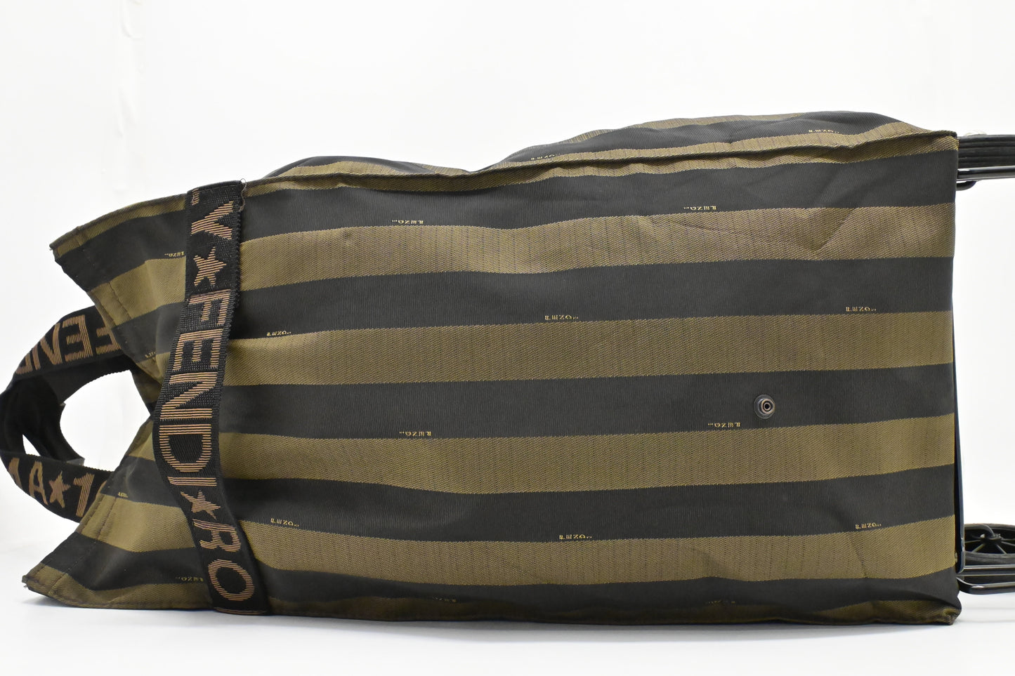 Fendi Foldable Jolly Trailer Bag In Pequin Canvas Travel Bag