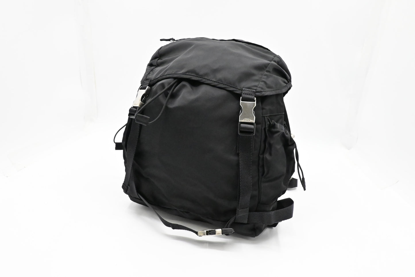 Prada Hiking Backpack In Handbag Nylon Black