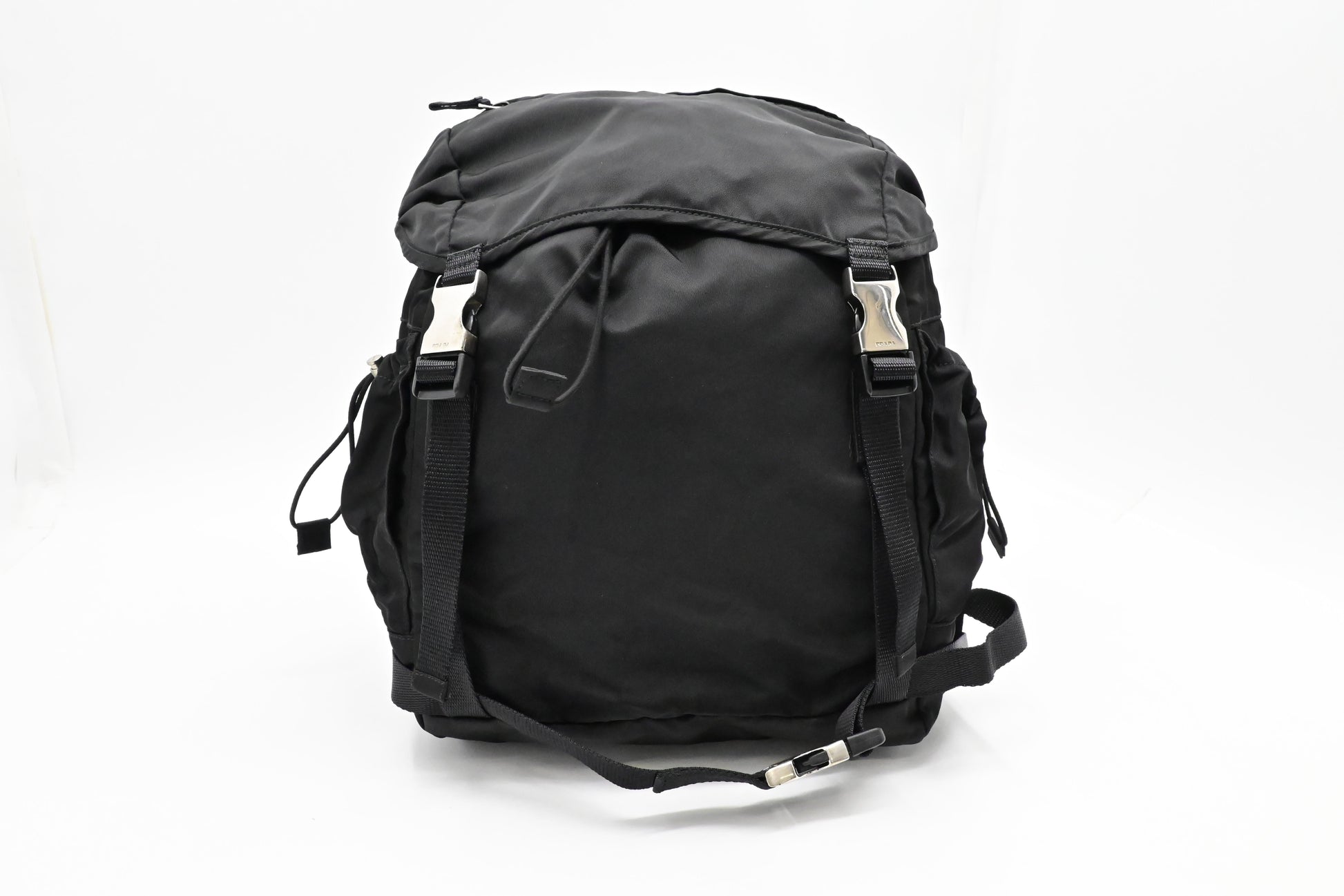 Prada Hiking Backpack In Handbag Nylon Black