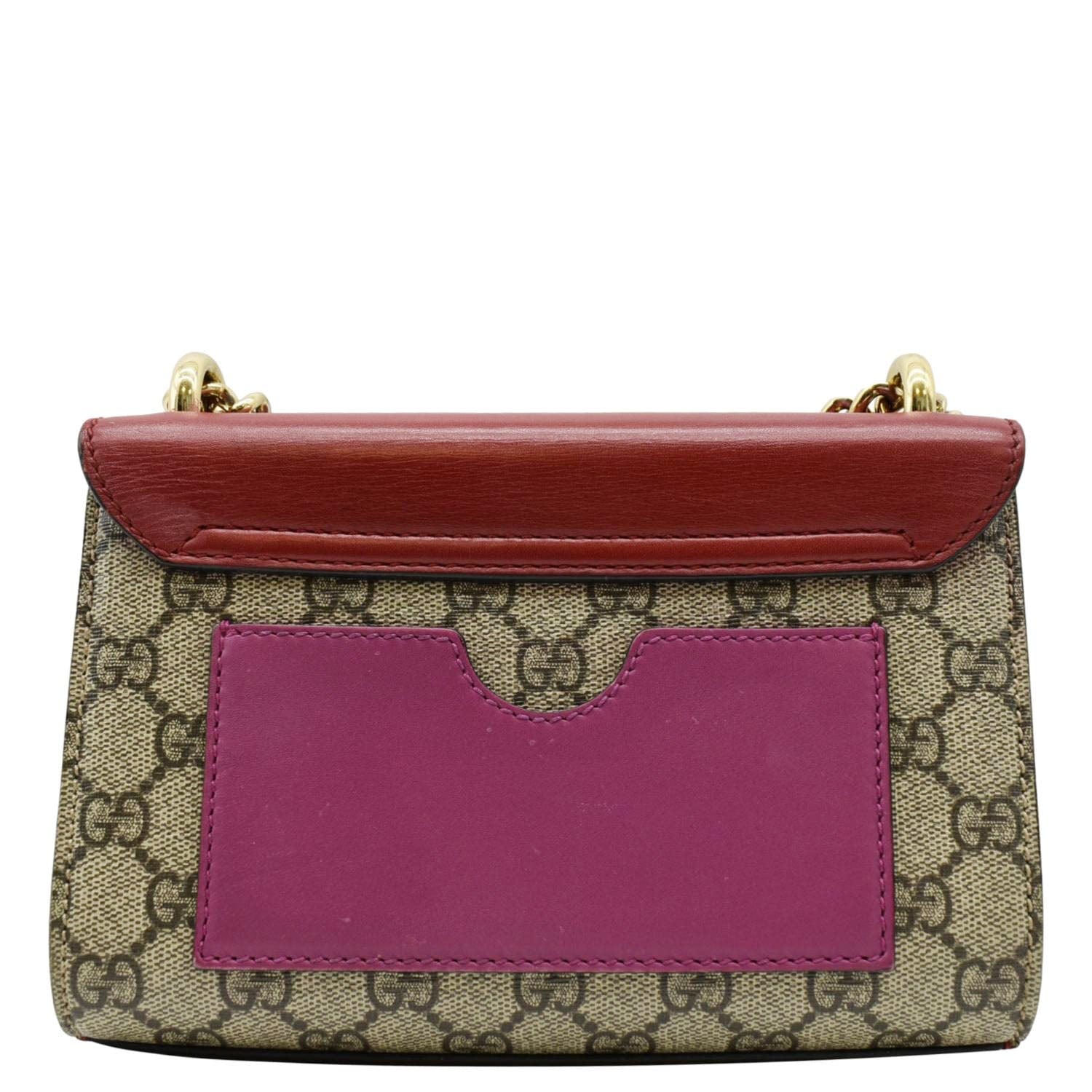 Gucci Padlock Supreme Shoulder Bag Multicolor Canvas Small