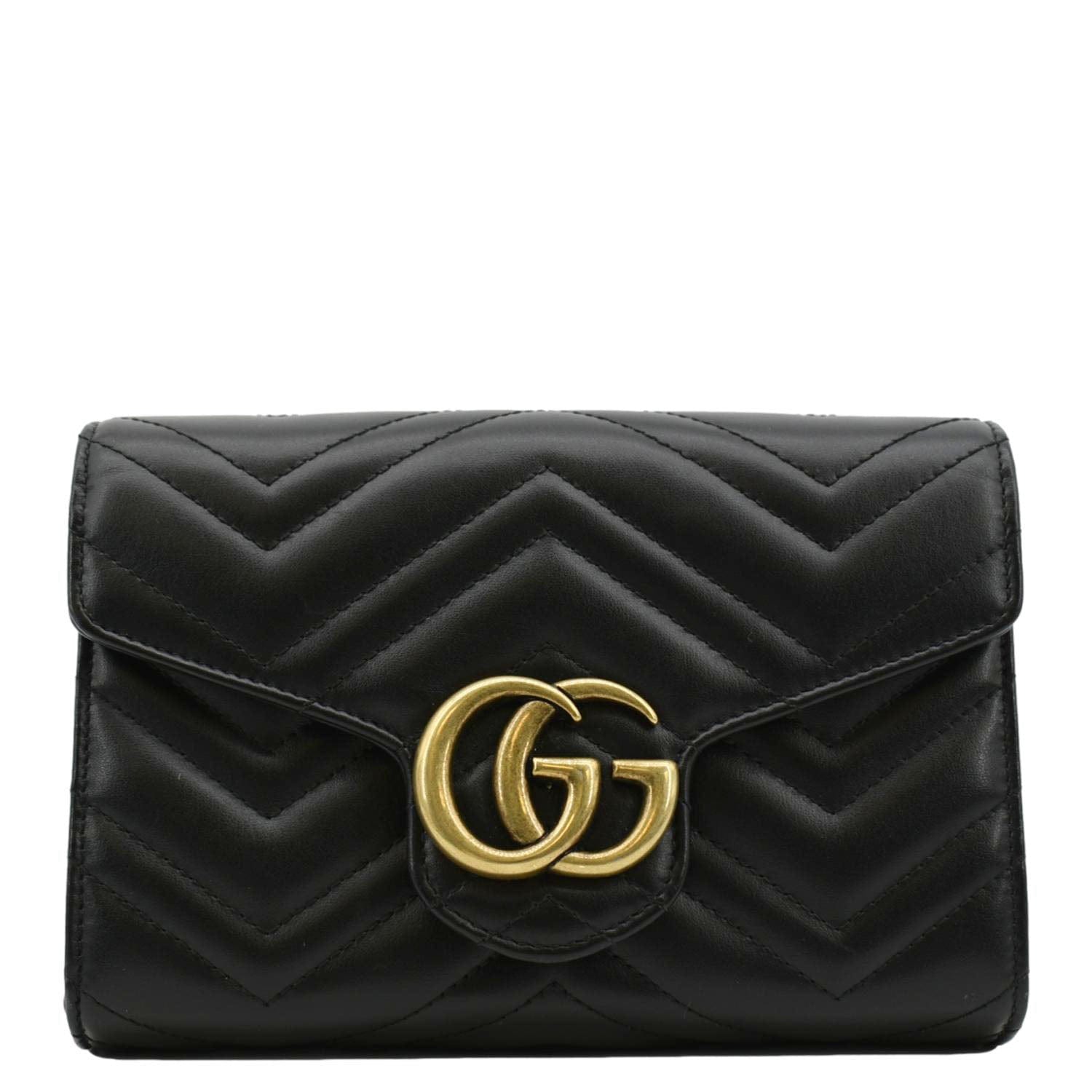 Gucci Marmont Mini Crossbody Bag Leather Matelasse Mini 474576