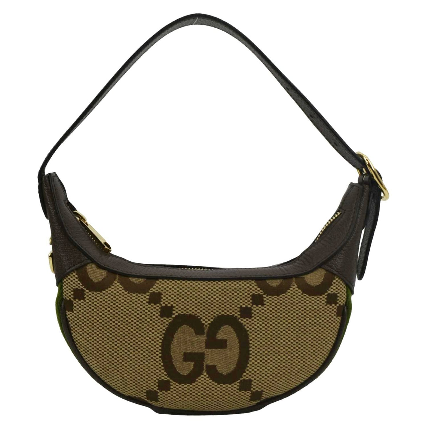 Gucci Ophidia Jumbo Supreme Hobo Bag Ebony Canvas Mini Travel Bag