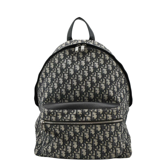 Dior Kids Rider Oblique Jacquard Backpack Handbag Beige Mini