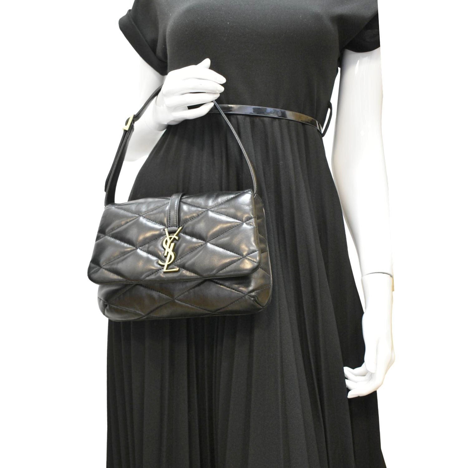 YSL Saint Laurent Saint Le Hobo Bag Leather Quilted Shoulder Bag