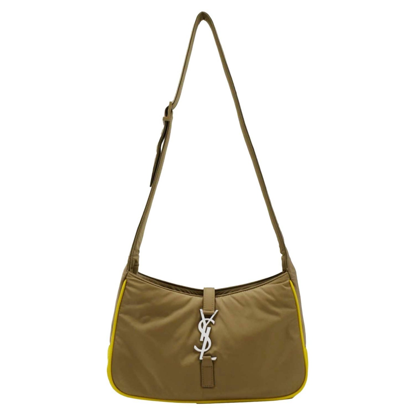 YSL Saint Laurent Saint Le Re Crossbody Bag Yellow Nylon
