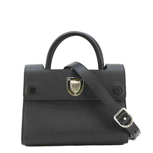 Dior ever Shoulder Bag Leather Black