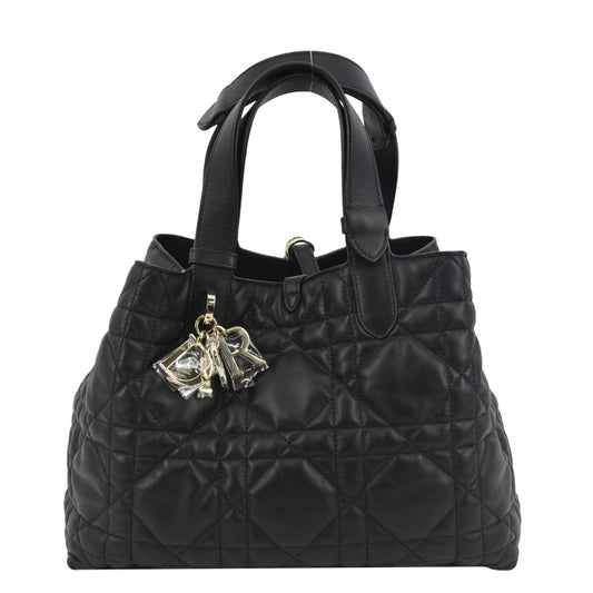 Dior Toujours Shoulder Bag Leather Black