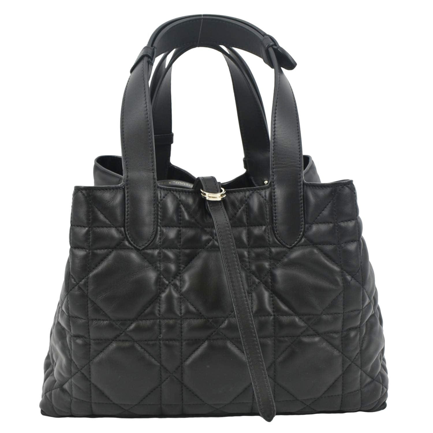 Dior Toujours Shoulder Bag Leather Black