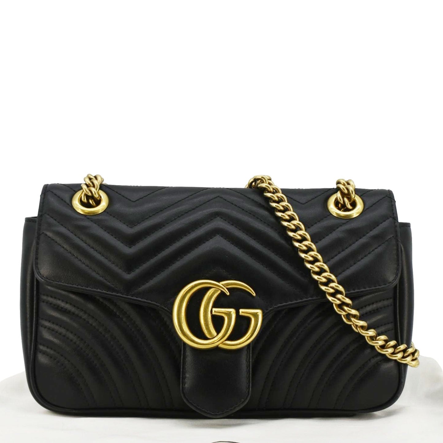 Gucci Marmont Small Crossbody Bag Leather Matelasse Bag 443497