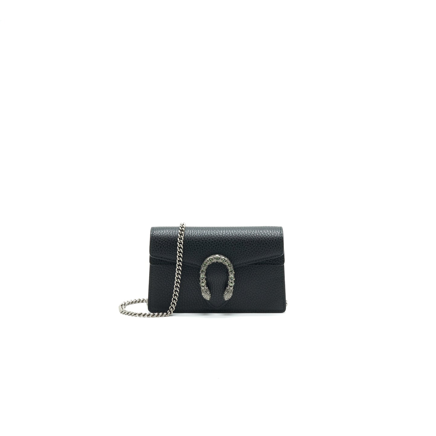 Gucci Dionysus Super Bag Leather Black Travel Bag
