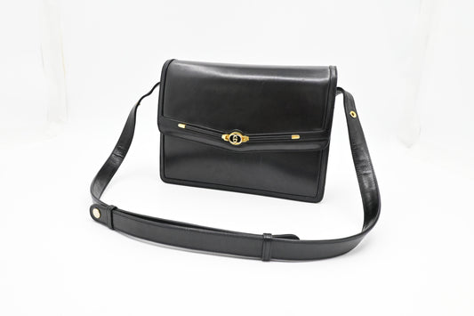 Gucci Black Leather Shoulder Bag