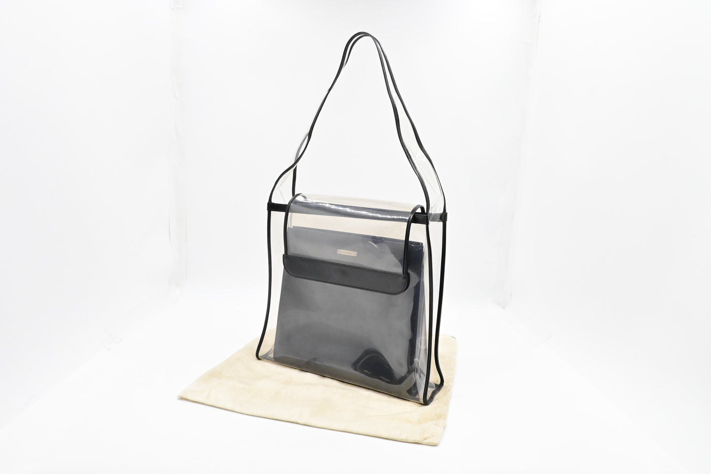 Gucci Clear Vinyl Shoulder Bag