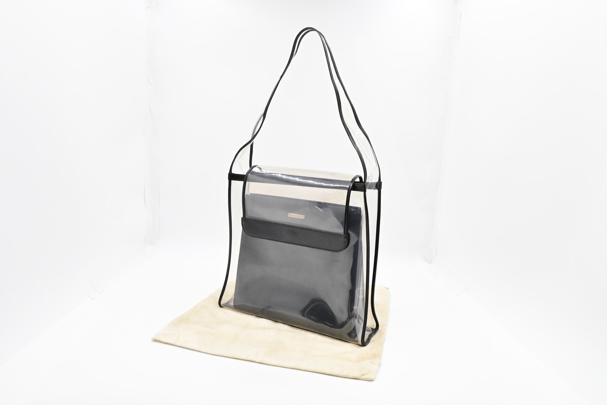 Gucci Clear Vinyl Shoulder Bag