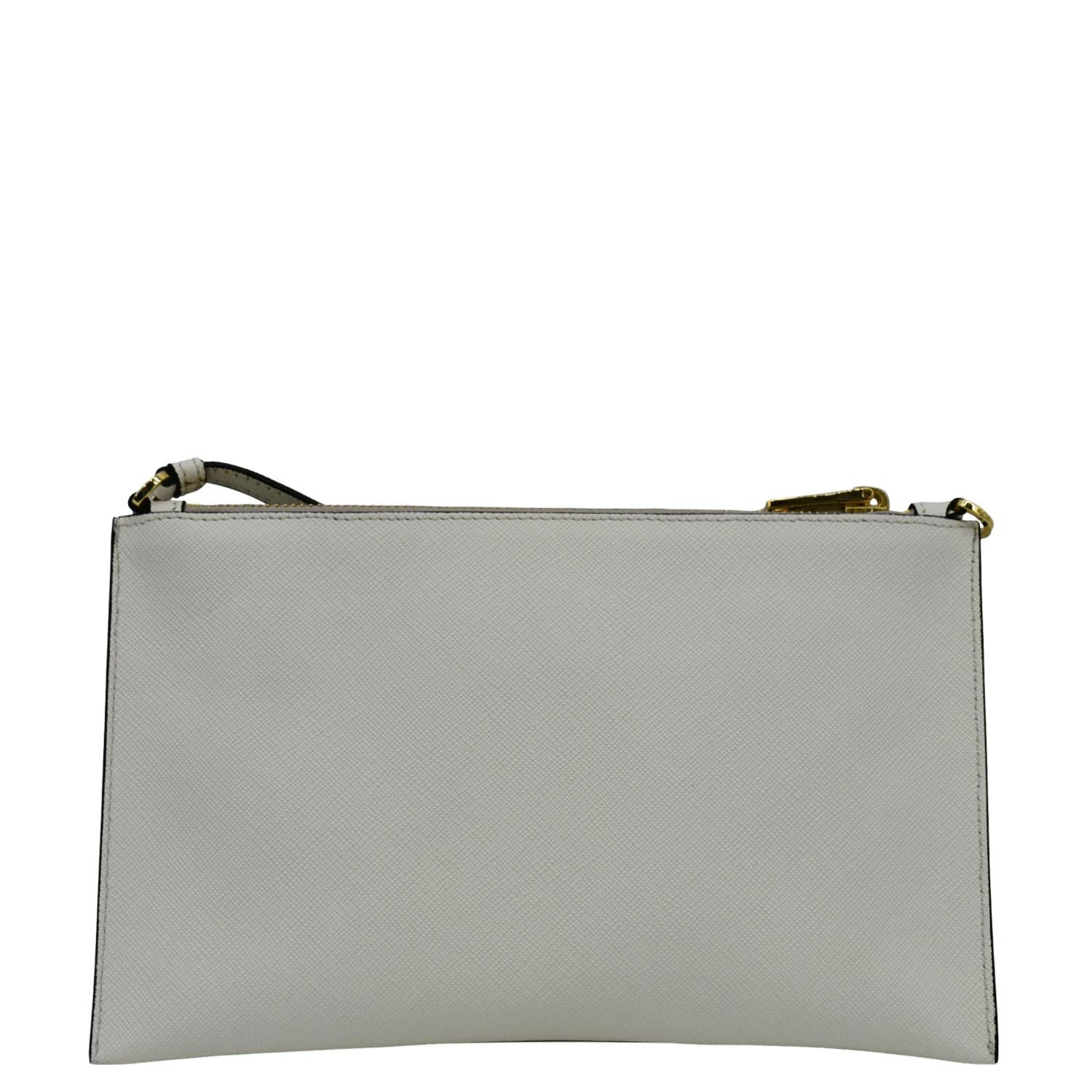 Prada Phenix Shoulder Bag Leather Saffiano Vitello