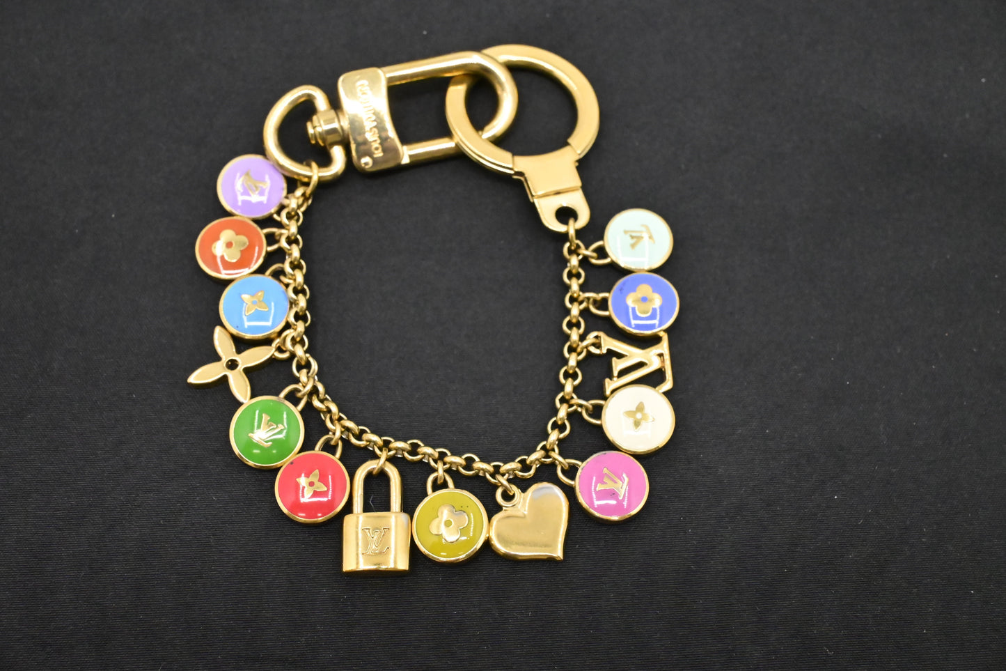 Louis Vuitton Porte Cles Pastilles Charm Key Chain