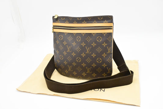 Louis Vuitton Pochette Bosphore Monogram Canvas Clutch Bag