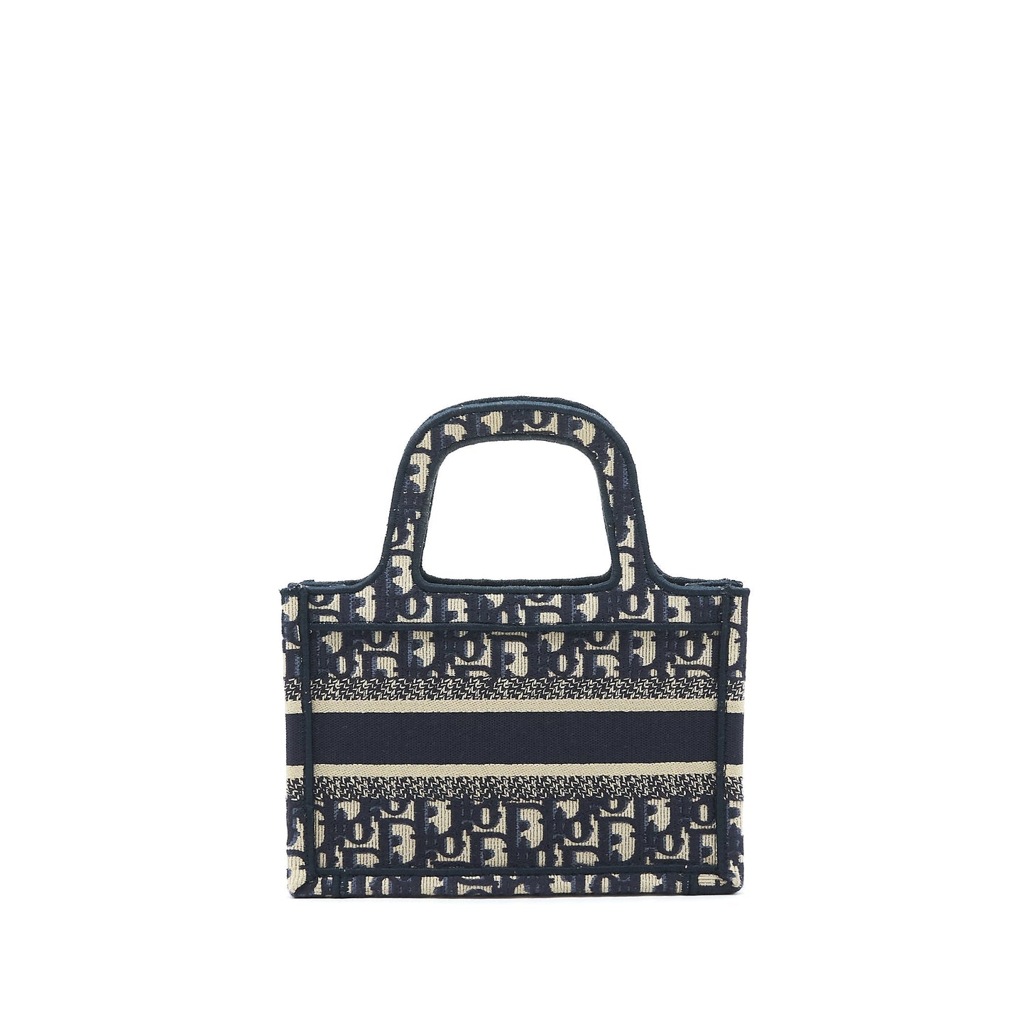Dior Book Tote Purse In Oblique Handbag Blue Mini Tote Bag