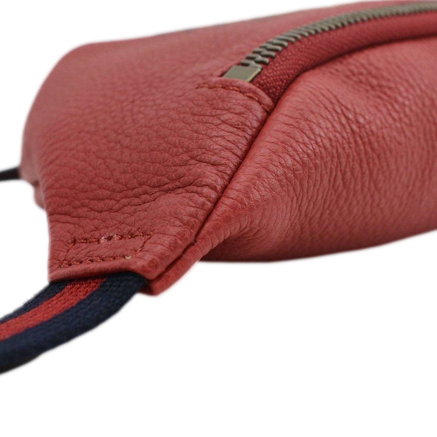 Gucci Print Belt Waist Bum Bag Leather Red Accessory