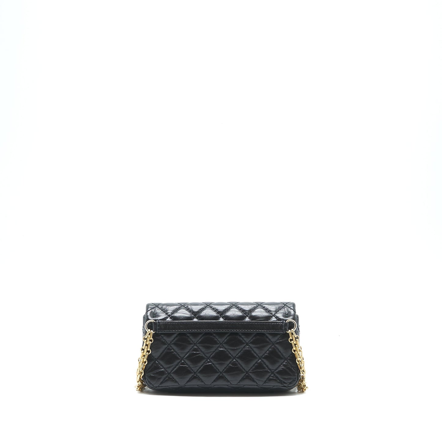 Chanel 2.55 Reissue waist Belt GHW Black Black Shw