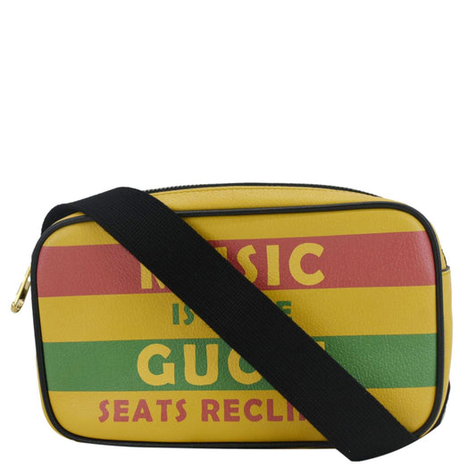 Gucci Centennial Music Is Mine Belt Bag Multicolor Leather Accessory Bag 602695