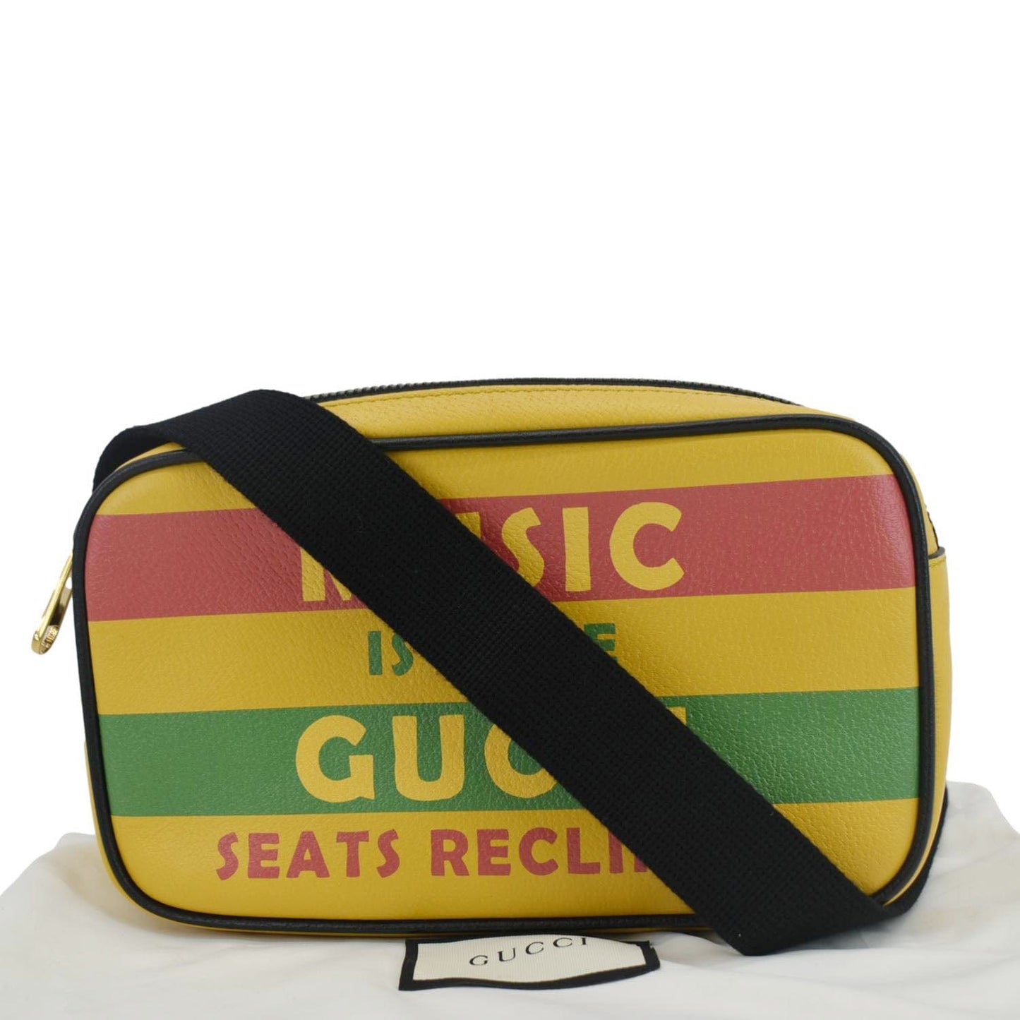 Gucci Centennial Music Is Mine Belt Bag Multicolor Leather Accessory Bag 602695