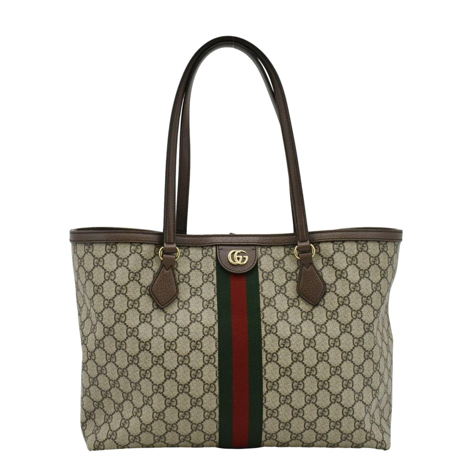 Gucci Ophidia Supreme Tote Shoulder Bag Beige Medium Tote 631686
