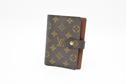 Louis Vuitton Agenda PM Monogram Canvas Handbag Canvas 6