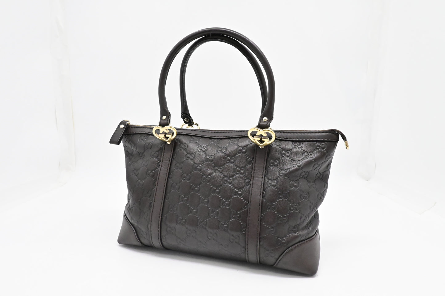 Gucci Guccissima Leather Brown Handbag