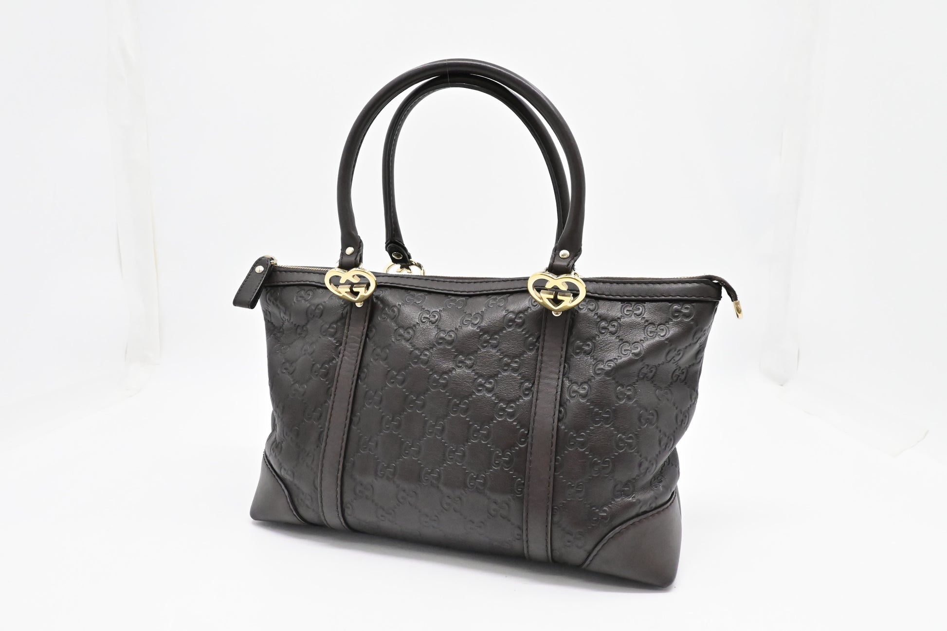 Gucci Guccissima Leather Brown Handbag