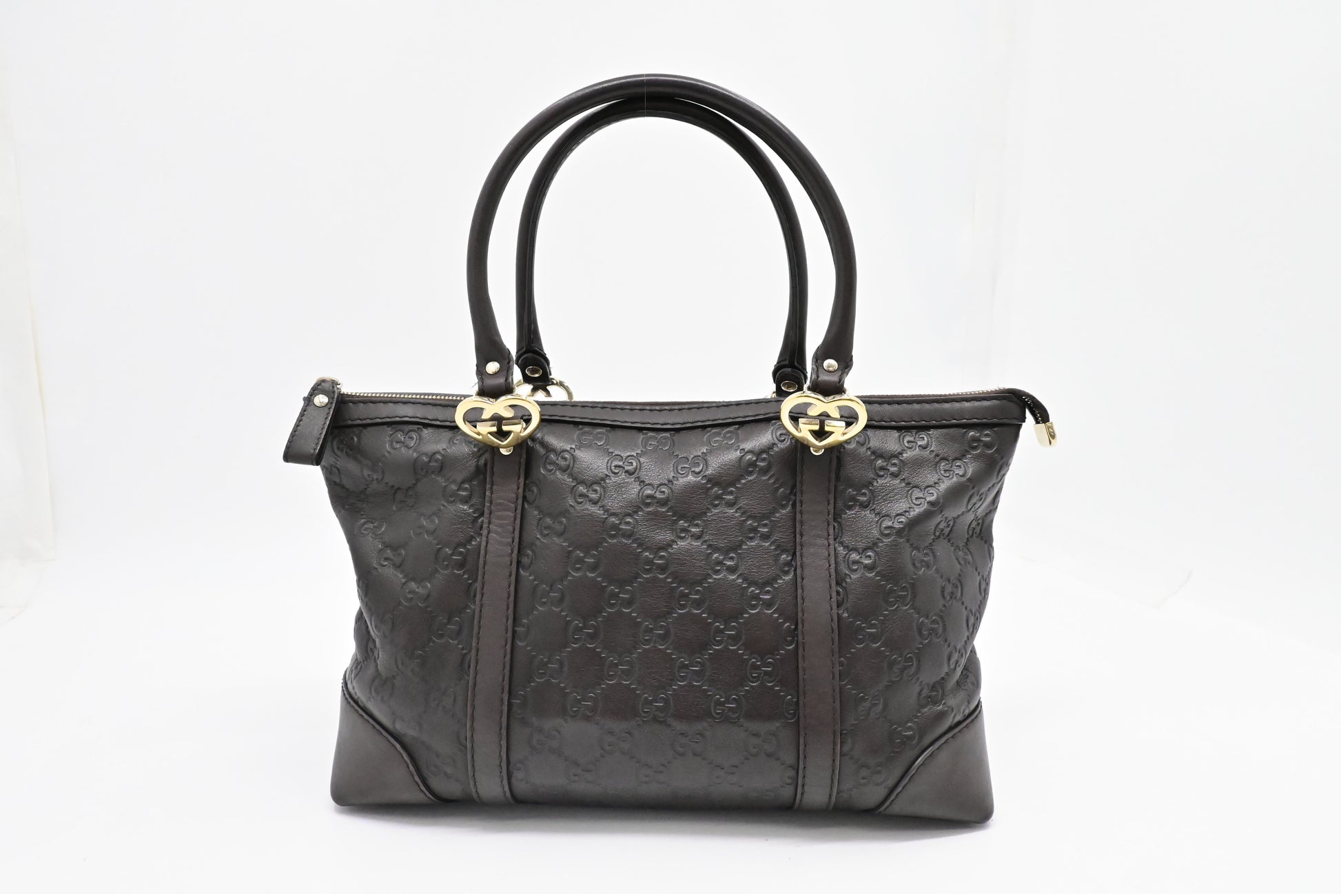 Gucci Guccissima Leather Brown Handbag